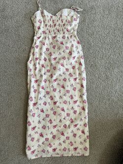 Zara Floral Linen Blend Dress for Sale in Sunnyvale, CA - OfferUp