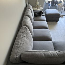 Gray sofa (used, but great condition )