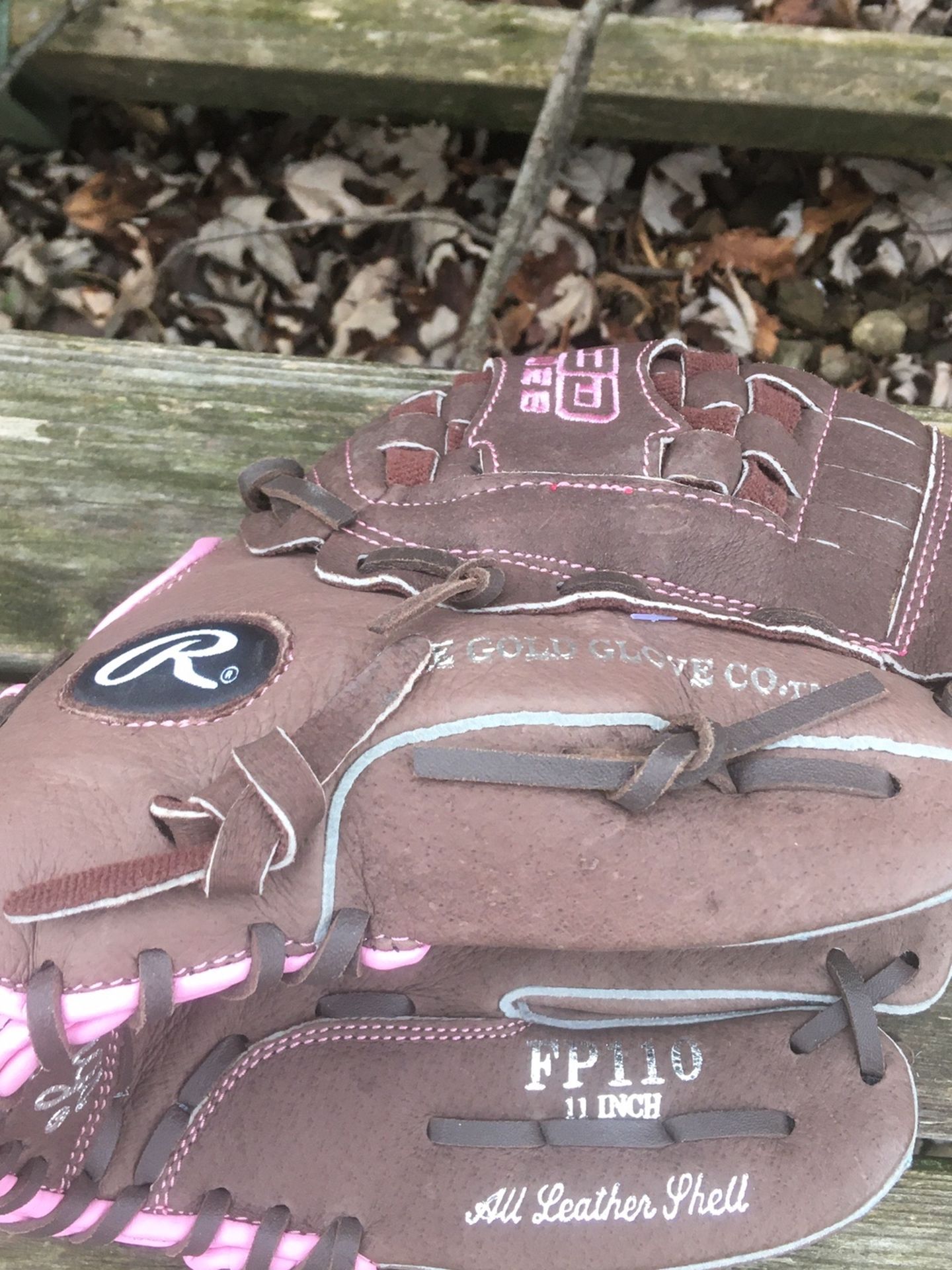 Leather 11” Softball Glove