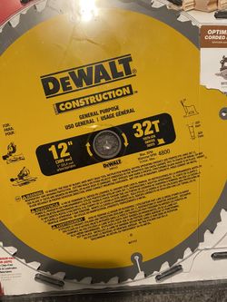 DeWalt Construction Sawblade