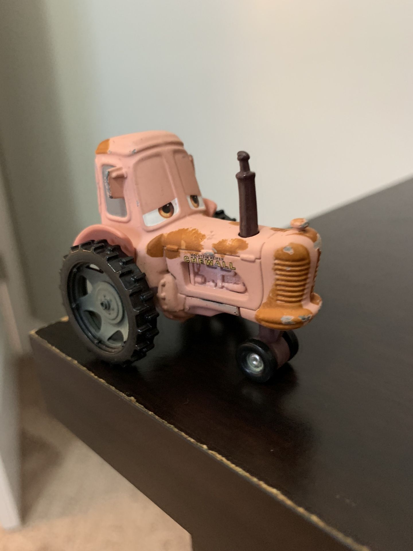 Radiator Springs Holstein Heifer Chewall Tractor 3"