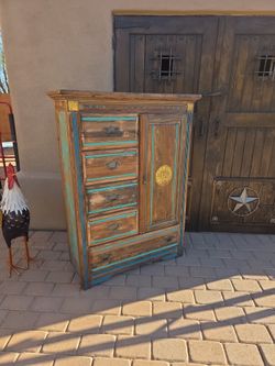 Rustic Southwest Style Cabinet