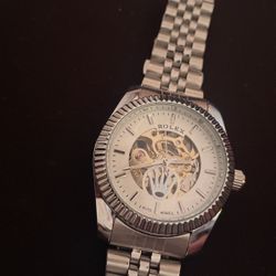 Stainless Steel Rolex, Silver