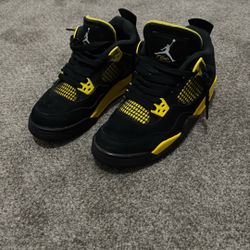 Jordan 4 Yellow Thunder GS 