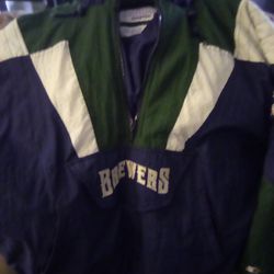 1990 Milwaukee Brewers Like New Perfect Condition Size L