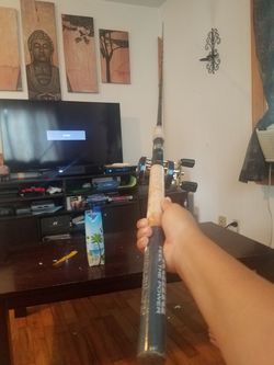 Okuma sst medium heavy rod with abu Garcia 6601 casting reel