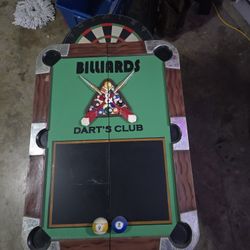 Dart Game With Cabinet 