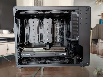 custom steam machine/gaming pc - sff/mff - 5600x - 32gb ram - 16gb 9060xt - 1tb nvme - jonsbo z20