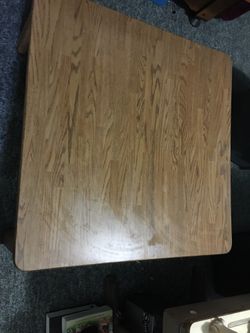 Small wooden table