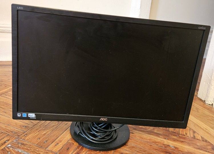 AOC E2460S 24" FULL HD LED Computer Monitor