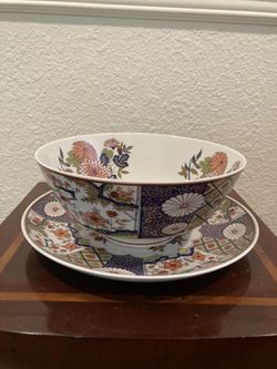 Set Of Bowl And Matching Plate