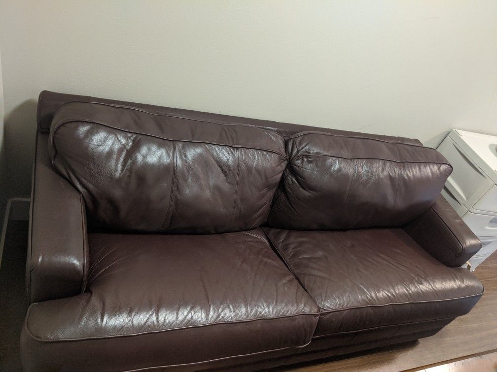 Couch with pull out bed frame ( no mattress)