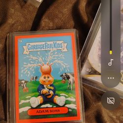 Garbage Pail Kids Card