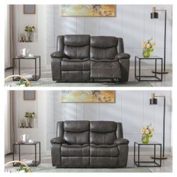 🟡Same Day Delivery/ Holcroft Quarry Reclining Loveseat