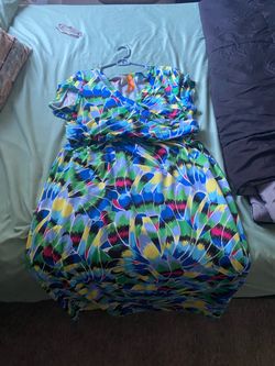 All different size dresses