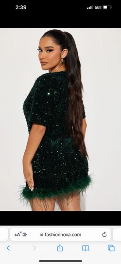 green emerald velvet dress 87 Red Sequin Jersey TShirt Dress (Red/Black) – Nova Lee Boutique main image 1