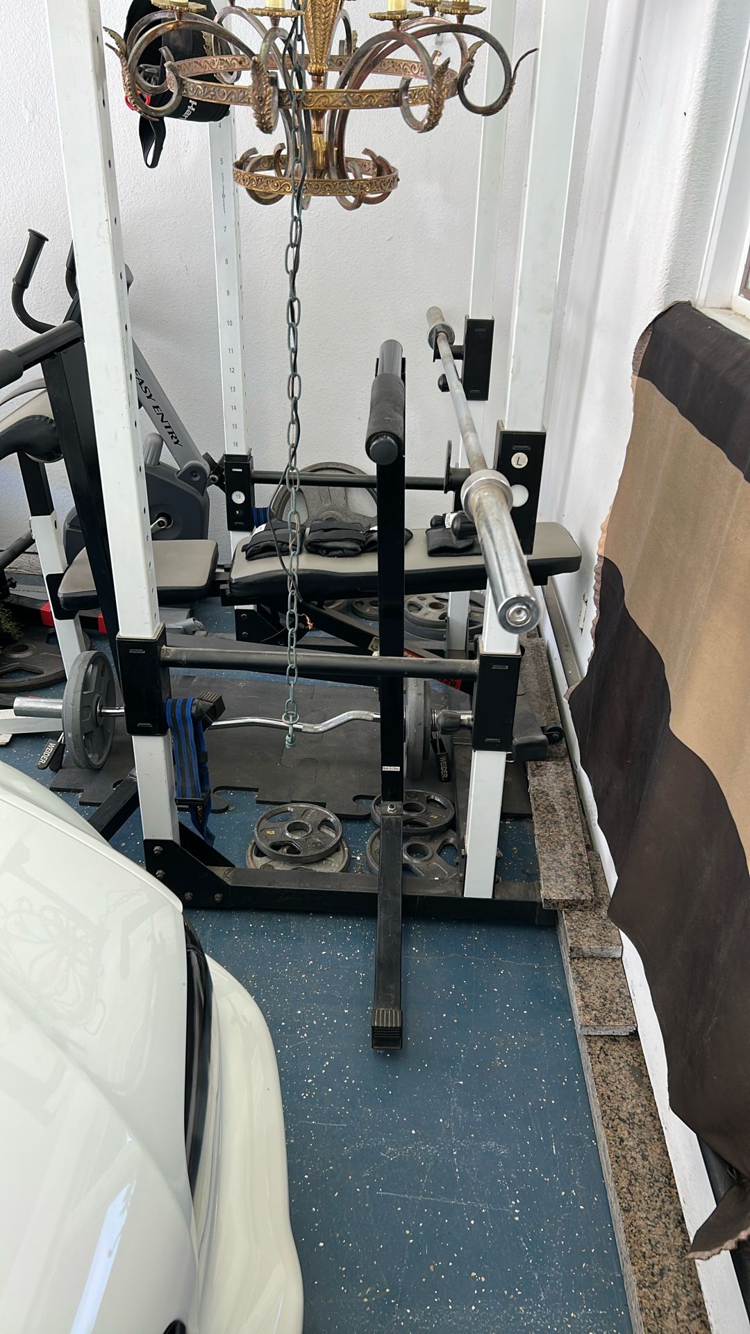 Weight Set With Squat Rack