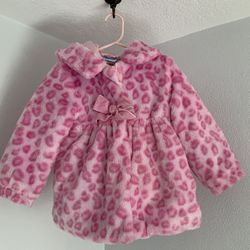 Toddler Girls Winter Fancy Coat 3T