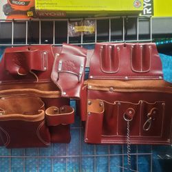 LEATHER TOOL BELTS/SUSPENDERS &ACCESSORIES 