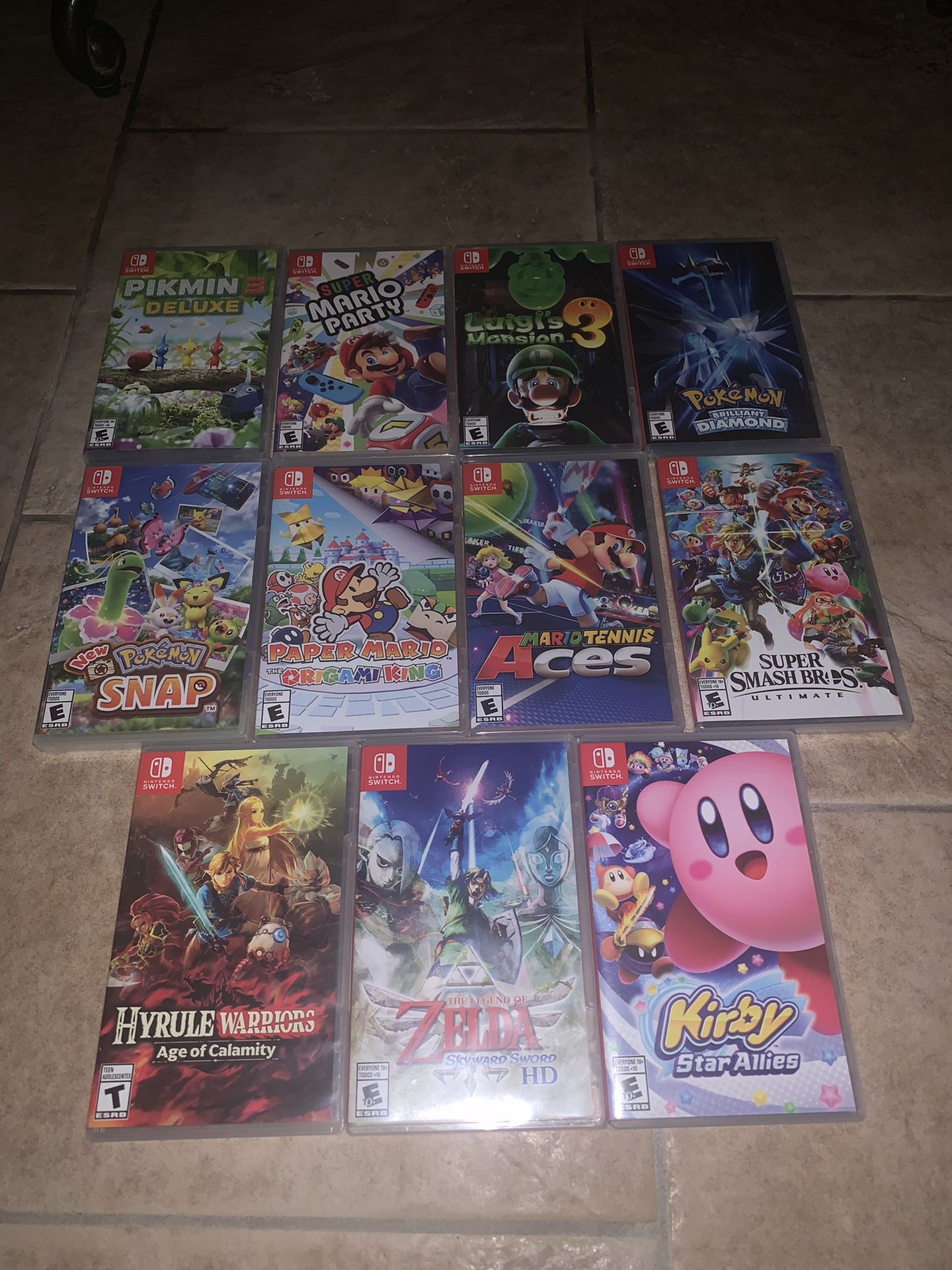 Nintendo Switch Games (Some brand New, some used)