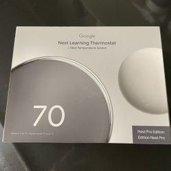 Nest Thermostat Google With Temperature Sensor 