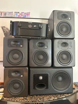JBL LSR 5.1 Powered Surround System – 5x LSR28P + LSR6312SP + Marantz