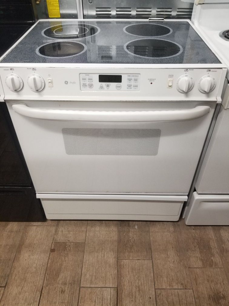 GE profile flat top electric stove