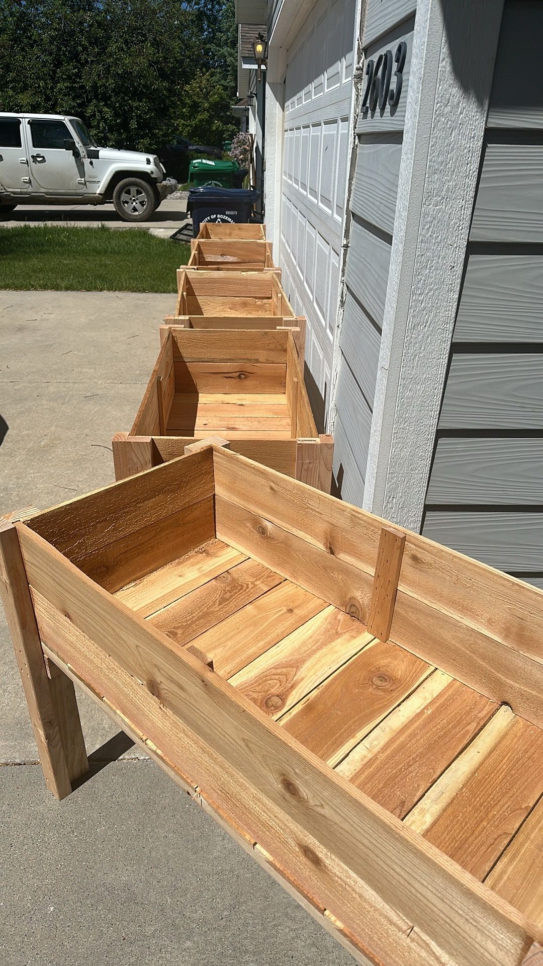 Cedar Planter Boxes