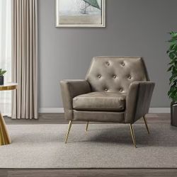 Brand new Alcyone Armchair-CHWH0470-(Color Gray )