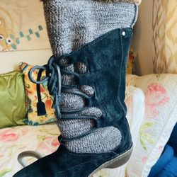 UGGS Warm Genuine Leather Boots-size 7