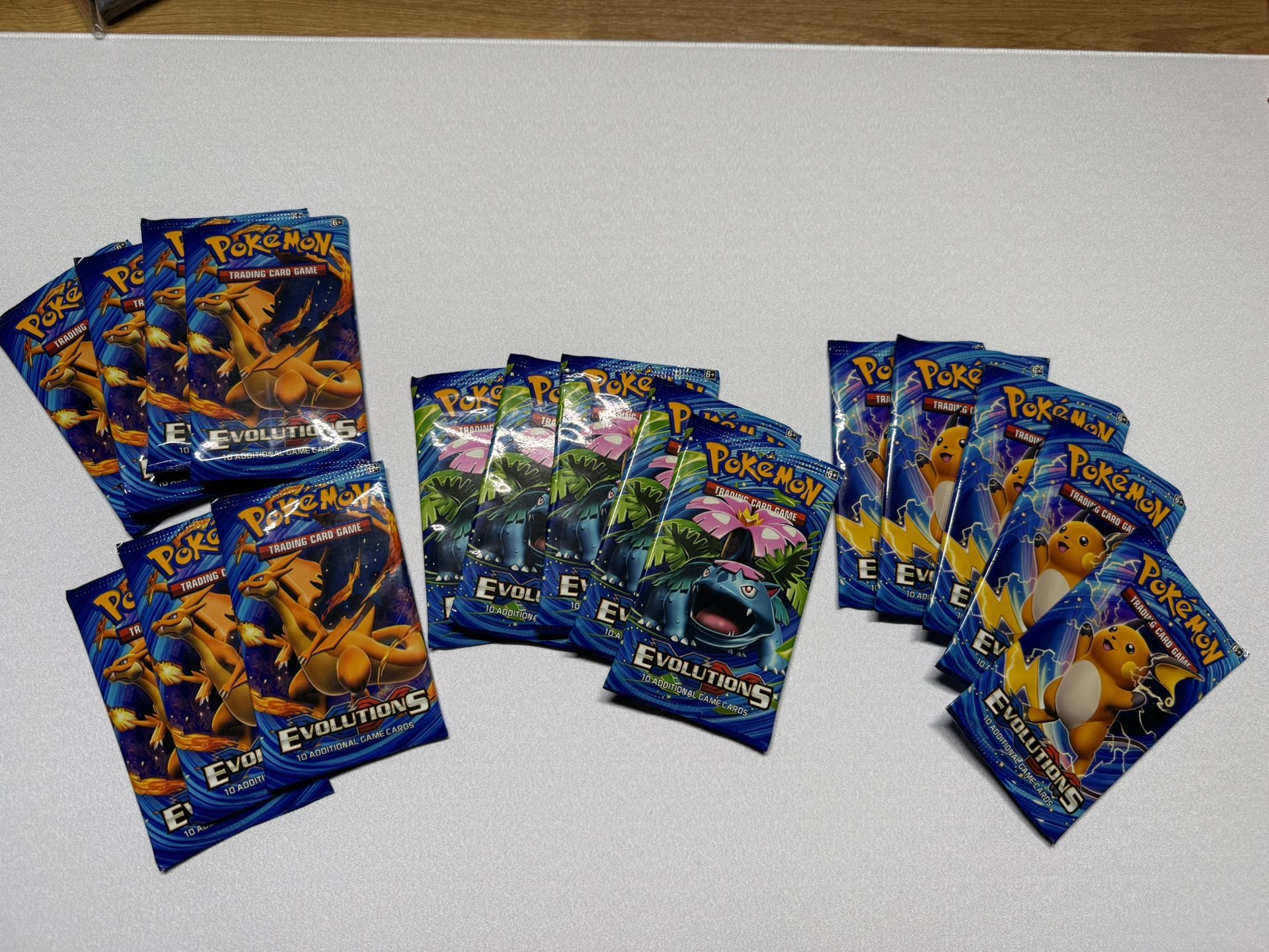 Sealed Pokémon XY Evolutions Booster Packs