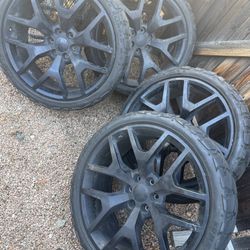 24s Black Rims