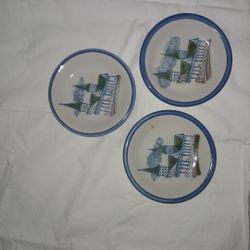3 DESERT PLATES COMMERATING THE 117TH KENTUCKY DERBY /IM REDUCING THE PRICE!!!
