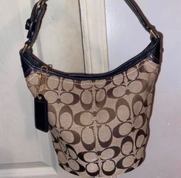 Brown vintage coach bag