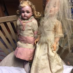 Antique dolls available best offer one or both