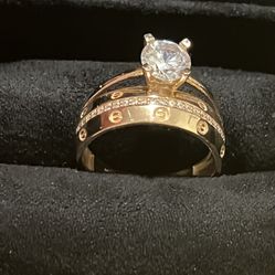 Ring size 8/12 new 14 Kt