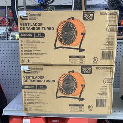 New Sealed Commercial Electric Turbo Drum Fan 16 Inch 