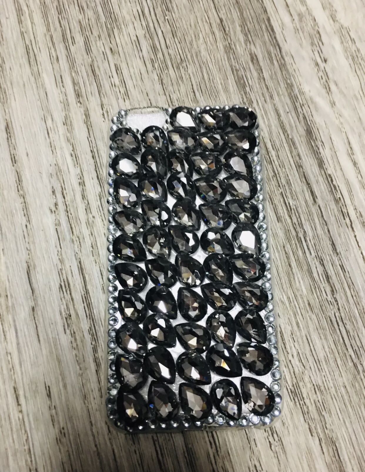 iPhone 6s Plus Tear Drop Rhinestone Back Case 