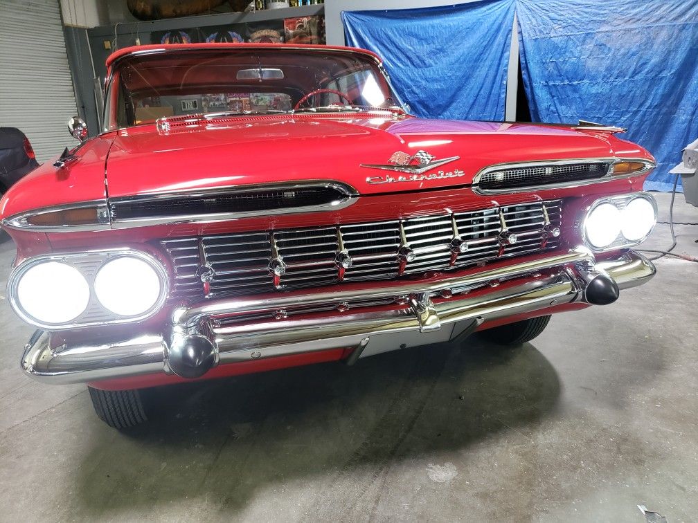 1958 to 1976 CHEVY IMPALA GLASS LED HEADLIGHTS