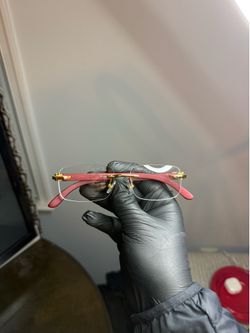 Wood frame cartier glasses