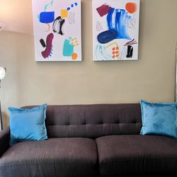  Free Sofa Couch 2 Cushions Loft Style