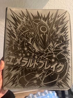 Four pocket Top Loader Binder featuring M Rayquaza