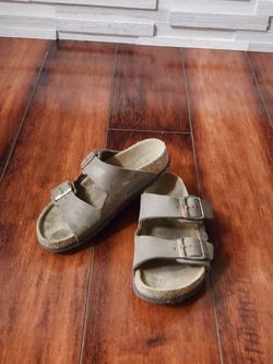 Birkenstock Arizona Kids Mocha Brown Birko-Flor Sandals Size 30 US Kids 12 Regular/Wide