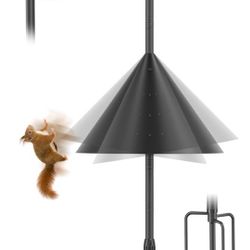 79 In. Bird Feeder Pole, Heavy Duty Stand with Squirrel Proof Baffle (Only Pole)