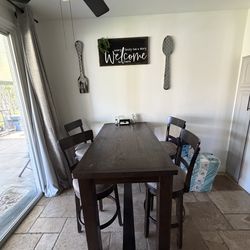 Tall dining table Farm style