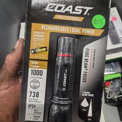 Coast rechargeable flashlight