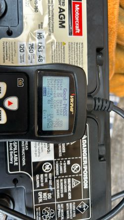 CAR BATTERY GROUP H6 AGM CCA 760