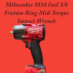 Milwaukee M18 Fuel 3/8 Friction Ring Mid-Torque Impact Wrench (Tool-Only) 