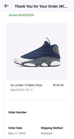 Jordan Retro 13 "Flint" (Size 9.5)