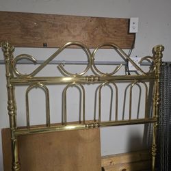 Headboard Gold FULL sizeAnd Frame